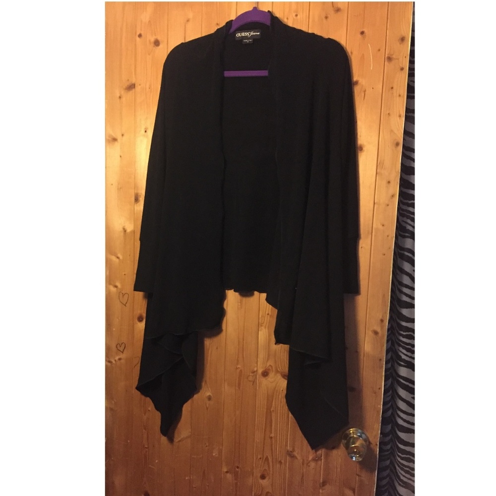 Guess Long Sleeves Asymmetrical Cardigan